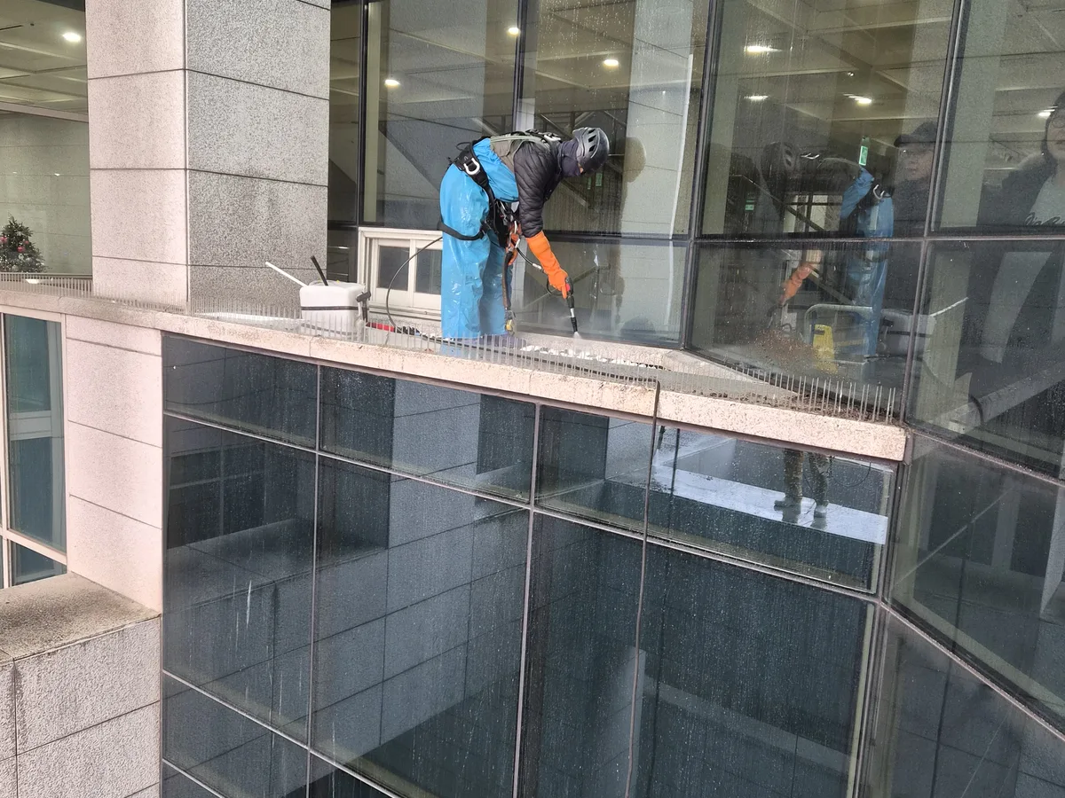 광명시 가학동 건물 복도·대기 동선 야간 위생청소 사례 - 행진크린