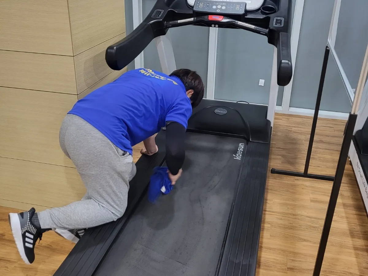안산시 단원구 선감동 피트니스 라커 검사실 위생청소 사례 - 행진크린